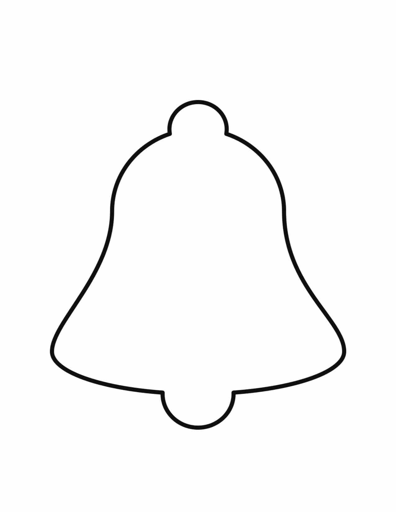 hot jingle bell template factory sale bell outline planerium